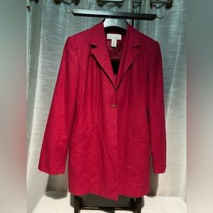 Norton McNaughton Vibrant Red Blazer